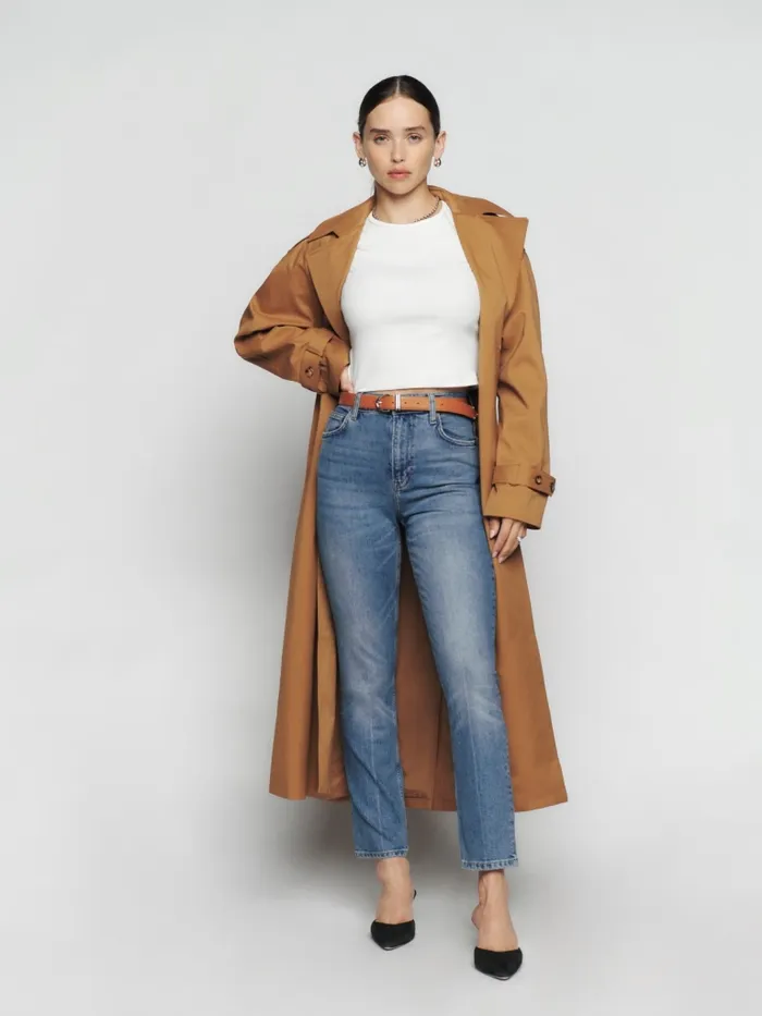 Reformation Jeans Liza Ultra High Rise Straight Cropped Jeans Malta 8211 Women Reformation Jeans Liza Ultra High Rise Straight Cropped Jeans Malta 8211 Women