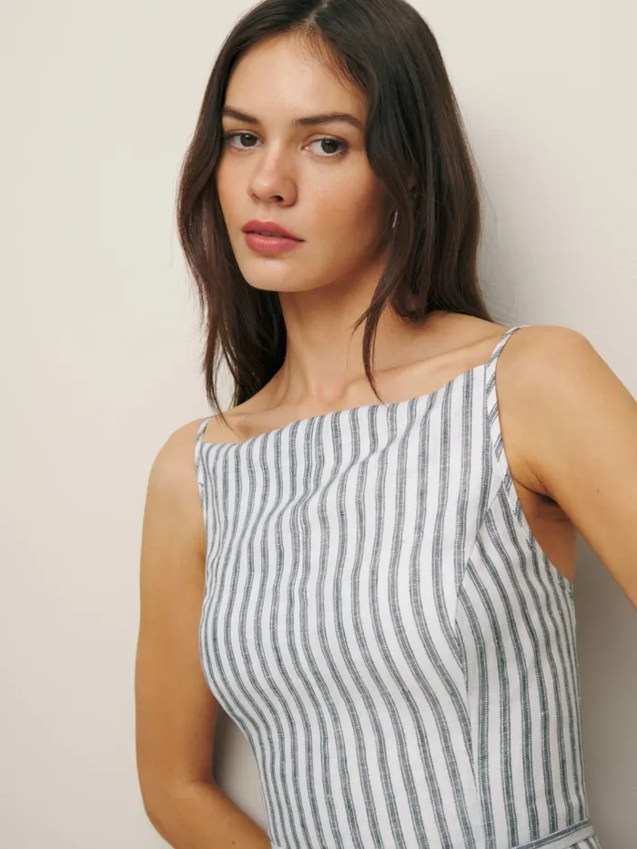 Reformation Jumpsuits Ciara Linen Jumpsuit Antibes Stripe 8211 Women Reformation Jumpsuits Ciara Linen Jumpsuit Antibes Stripe 8211 Women