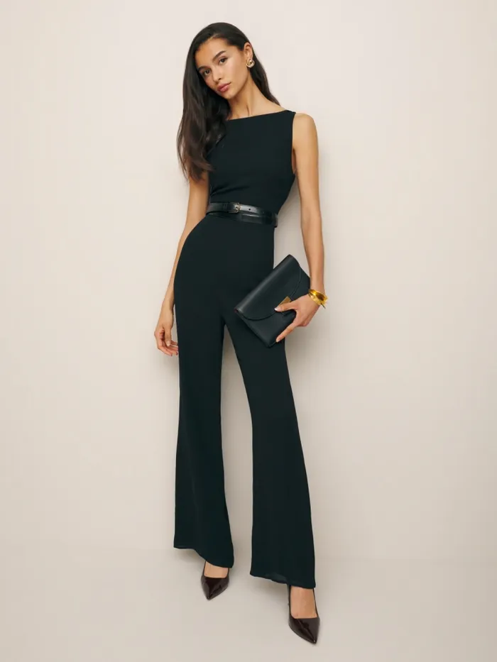 Reformation Jumpsuits Freya Jumpsuit Black 8211 Women