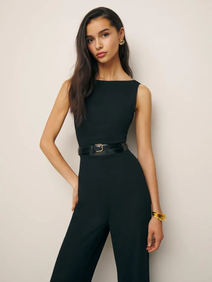 Reformation Jumpsuits Freya Jumpsuit Black 8211 Women Reformation Jumpsuits Freya Jumpsuit Black 8211 Women