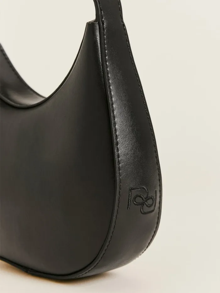 Reformation Mini Bags Mini Rosetta Shoulder Bag Black Mirum Vegan Leather 8211 Women