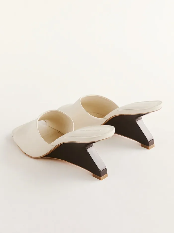 Reformation Occasion Shoes Enya Wedge Sandal Almond 8211 Women