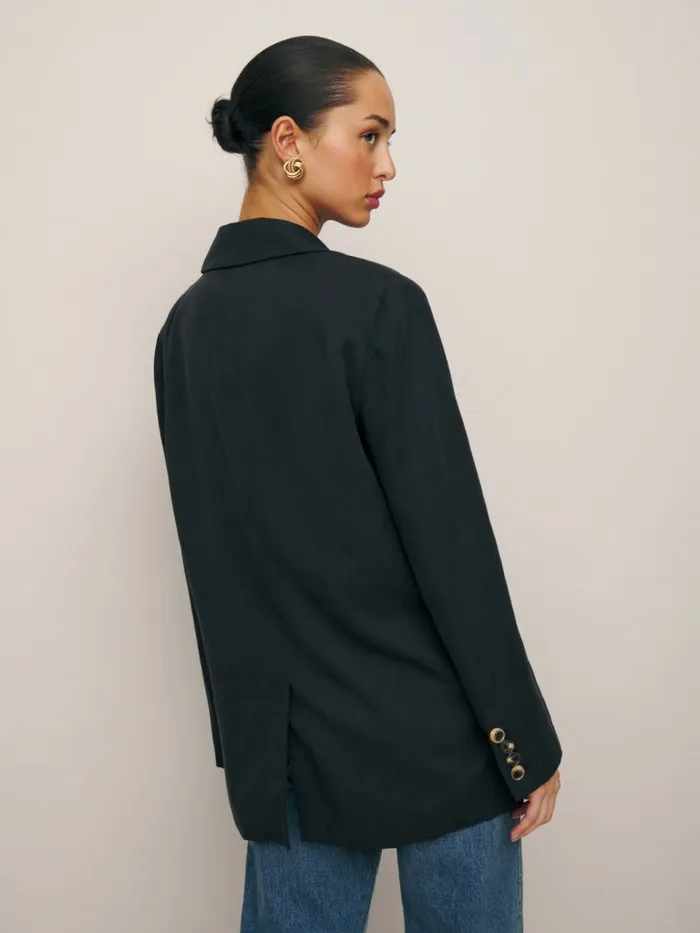 Reformation Outerwear The Classic Relaxed Blazer Black 8211 Women Reformation Outerwear The Classic Relaxed Blazer Black 8211 Women
