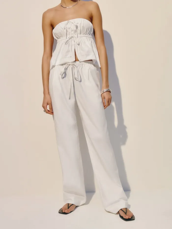 Reformation Pants Micah Pant White 8211 Women
