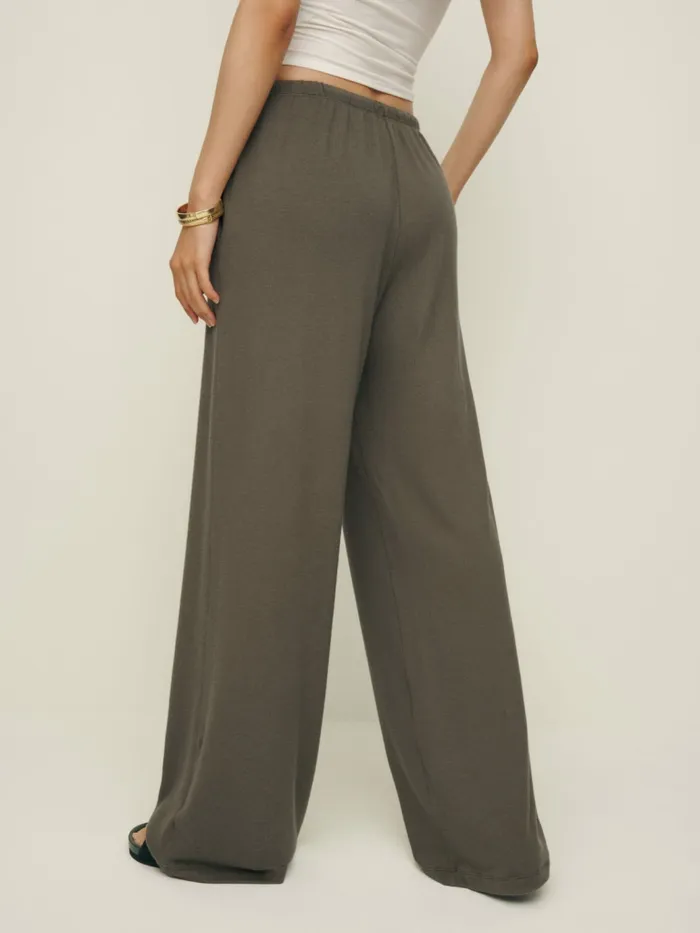 Reformation Pants Olina Knit Pant Poppyseed 8211 Women