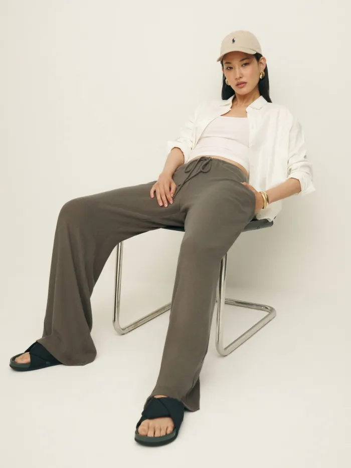 Reformation Pants Olina Knit Pant Poppyseed 8211 Women