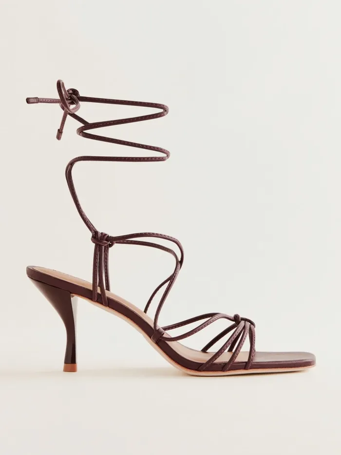 Reformation Sandals Gray Heeled Sandal Ruby 8211 Women