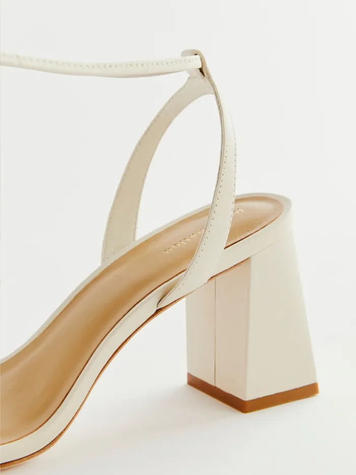 Reformation Sandals Sienna Heeled Sandal Almond 8211 Women