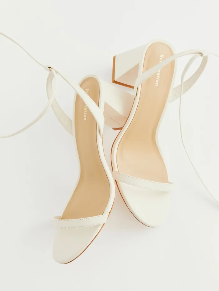 Reformation Sandals Sienna Heeled Sandal Almond 8211 Women