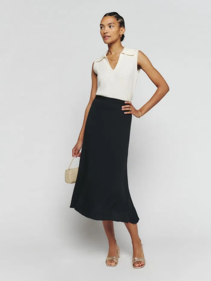 Reformation Skirts Bea Skirt Black 8211 Women