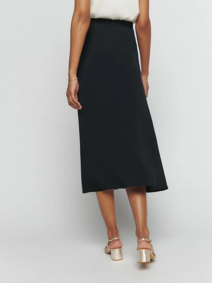 Reformation Skirts Bea Skirt Black 8211 Women Reformation Skirts Bea Skirt Black 8211 Women