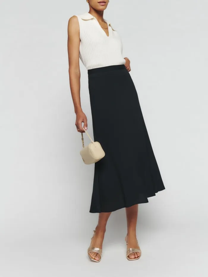 Reformation Skirts Bea Skirt Black 8211 Women Reformation Skirts Bea Skirt Black 8211 Women