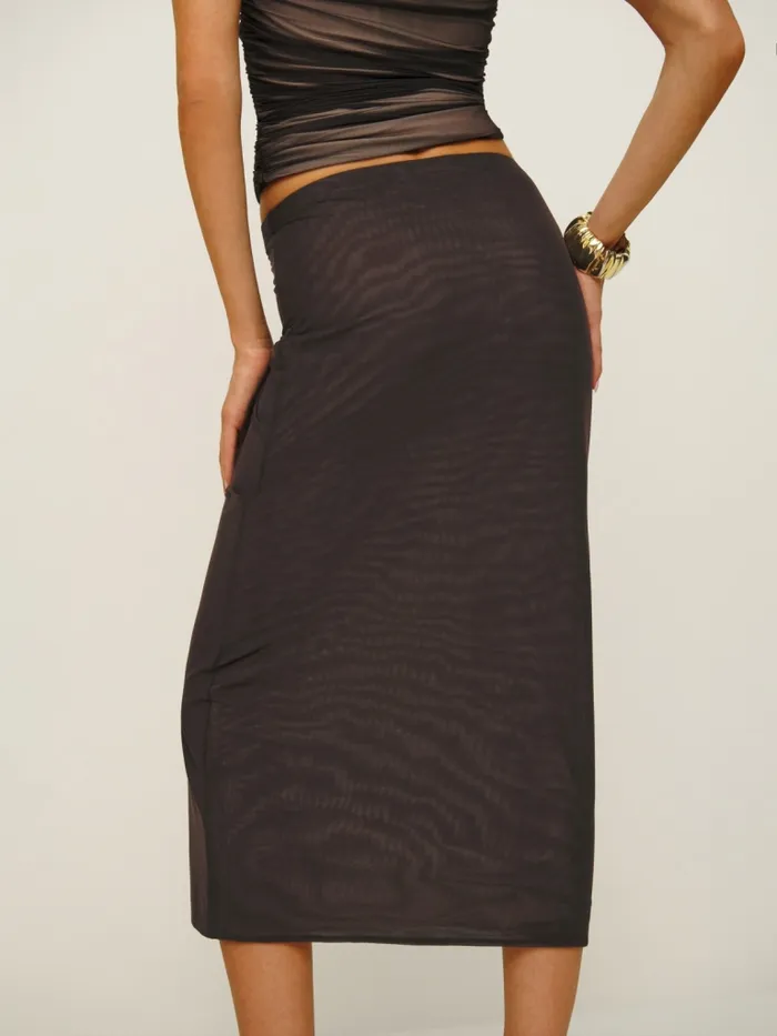 Reformation Skirts Iris Knit Skirt Mole 8211 Women Reformation Skirts Iris Knit Skirt Mole 8211 Women