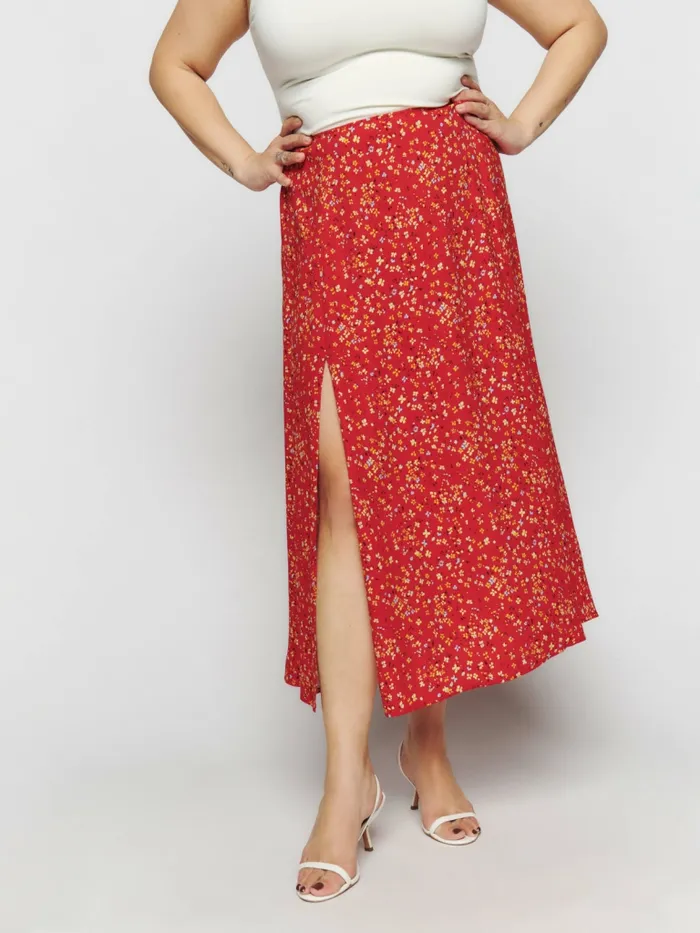 Reformation Skirts Zoe Skirt Es Baila 8211 Women Reformation Skirts Zoe Skirt Es Baila 8211 Women