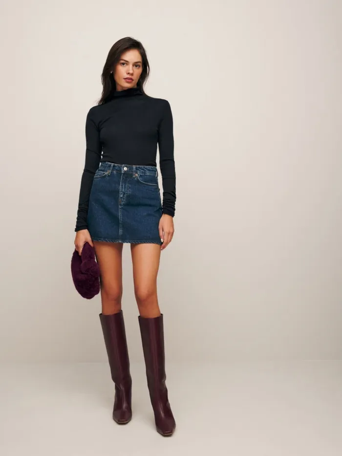 Reformation Sweaters Faith Regenerative Merino Fitted Turtleneck Black 8211 Women Reformation Sweaters Faith Regenerative Merino Fitted Turtleneck Black 8211 Women