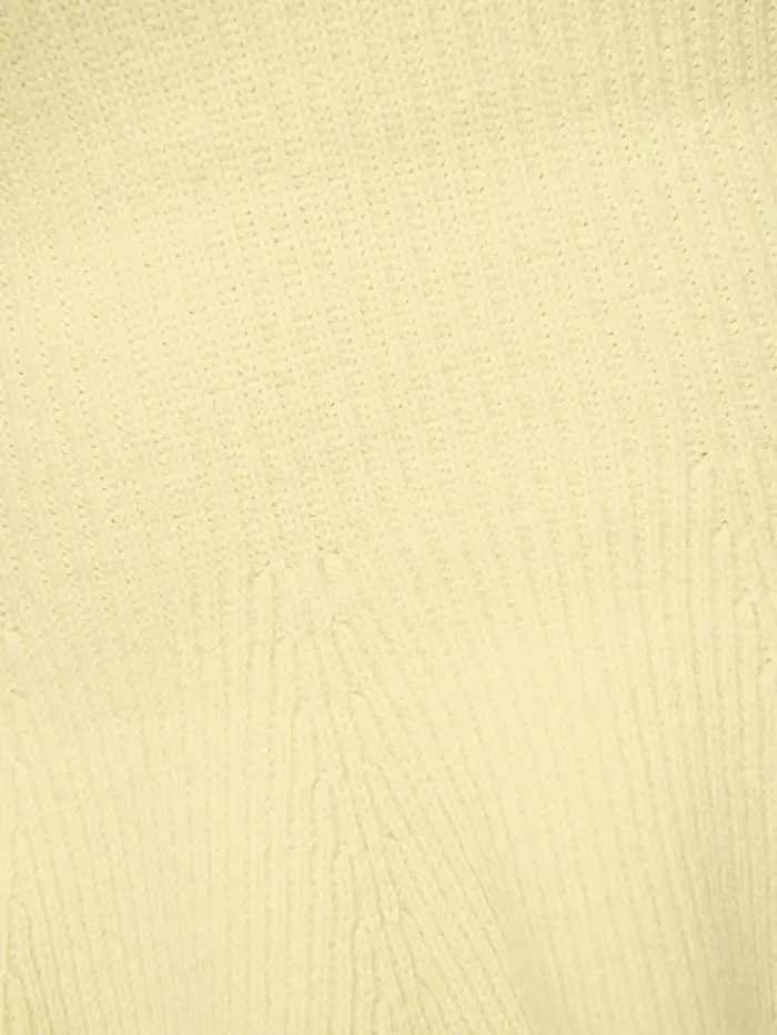 Reformation Sweaters Sabina Ribbed Strapless Sweater Lemon Icing 8211 Women