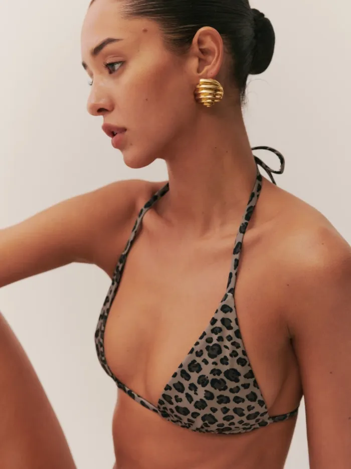 Reformation Swim Azores Bikini Top Meow 8211 Women Reformation Swim Azores Bikini Top Meow 8211 Women