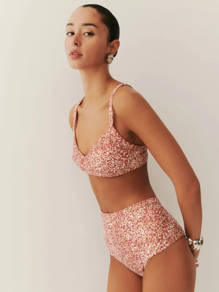 Reformation Swim Azure Bikini Bottom La Vie En Rose 8211 Women