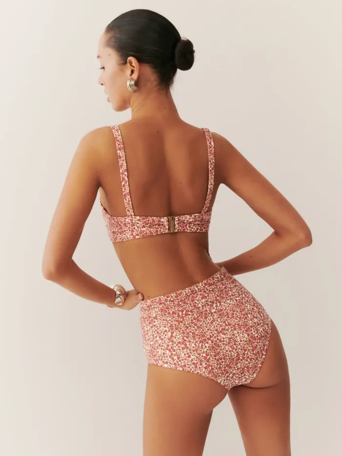 Reformation Swim Azure Bikini Bottom La Vie En Rose 8211 Women