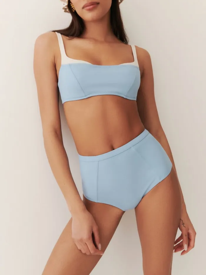 Reformation Swim Azure Bikini Bottom Mineral 8211 Women