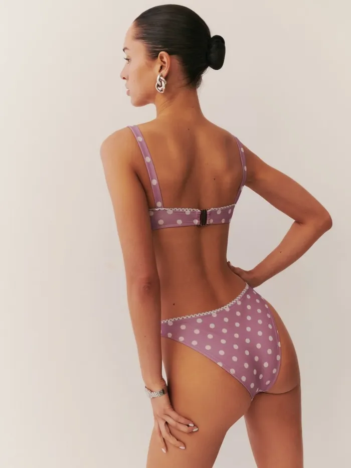 Reformation Swim Campo Bikini Bottom Maeve Dot 8211 Women