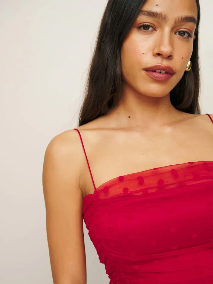 Reformation Tops Amber Top Cherry 8211 Women Reformation Tops Amber Top Cherry 8211 Women