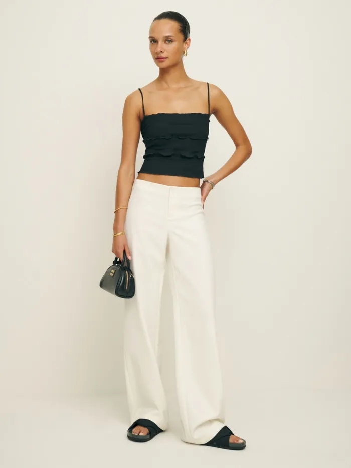 Reformation Tops Primrose Knit Top Black 8211 Women