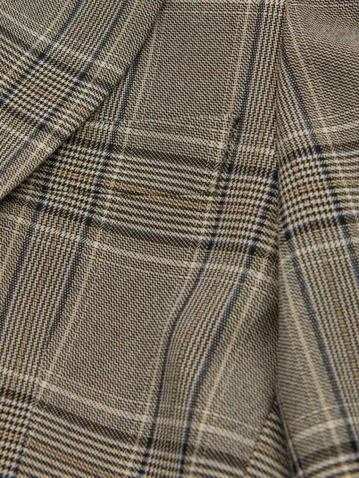 REISS Suits and Tailoring Women Checked Slim Fit Suit Blazer Grey Check