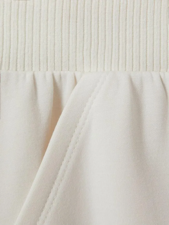 REISS Sweats Hoodies and Joggers Women Tapered Drawstring Joggers Cream
