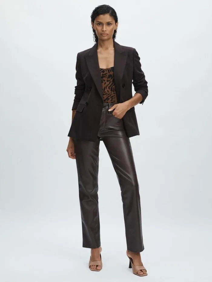 REISS Tops Women Good American Mesh Bustier Bodysuit Multi