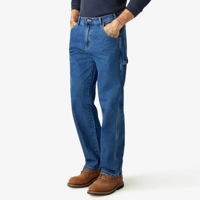 Relaxed Fit Carpenter Jeans Stonewashed Indigo Blue Stonewashed Indigo Blue snb Men Dickies Carpenter