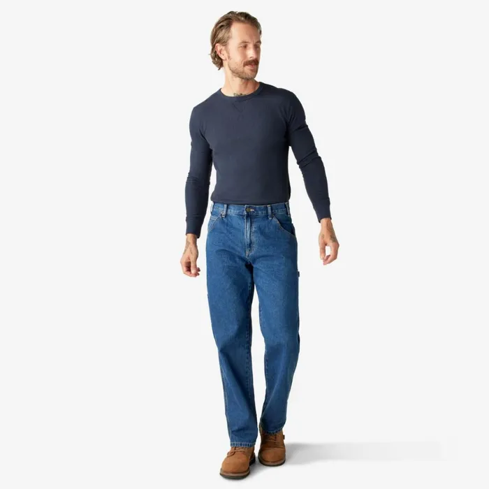 Relaxed Fit Carpenter Jeans Stonewashed Indigo Blue Stonewashed Indigo Blue snb Men Dickies Carpenter