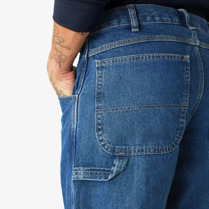 Relaxed Fit Carpenter Jeans Stonewashed Indigo Blue Stonewashed Indigo Blue snb Men Dickies Carpenter