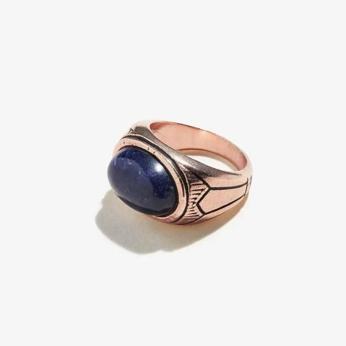 Rings Women Alex And Ani Sodalite Gemstone Signet Ring 55