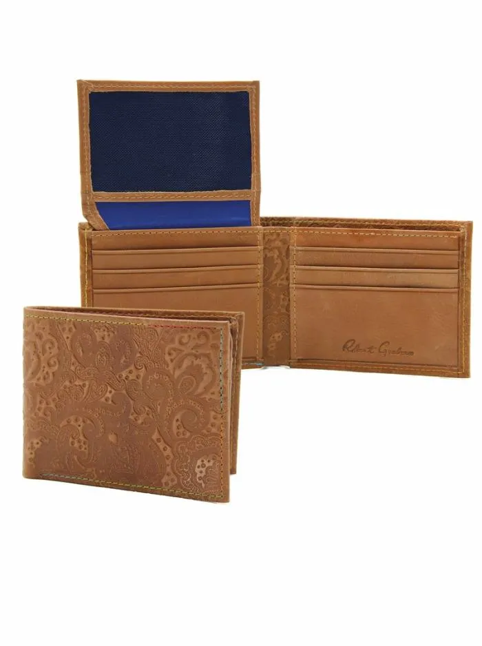 Robert Graham Accessories Men Current Slimfold Wallet Tan
