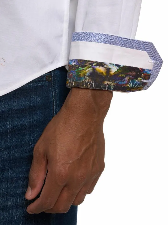 Robert Graham Button Down Shirts Men ApresSki Long Sleeve Button Down Shirt Classic