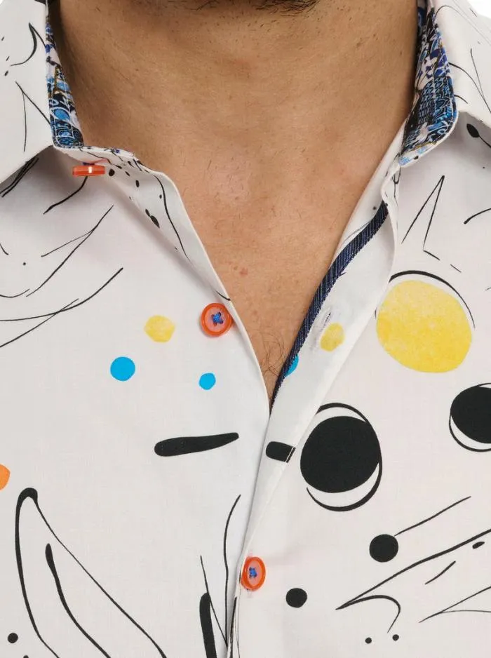 Robert Graham Button Down Shirts Men El Estio Short Sleeve Button Down Shirt Tall Multi