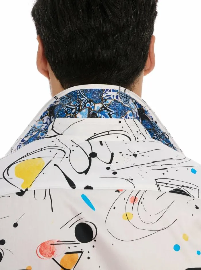 Robert Graham Button Down Shirts Men El Estio Short Sleeve Button Down Shirt Tall Multi