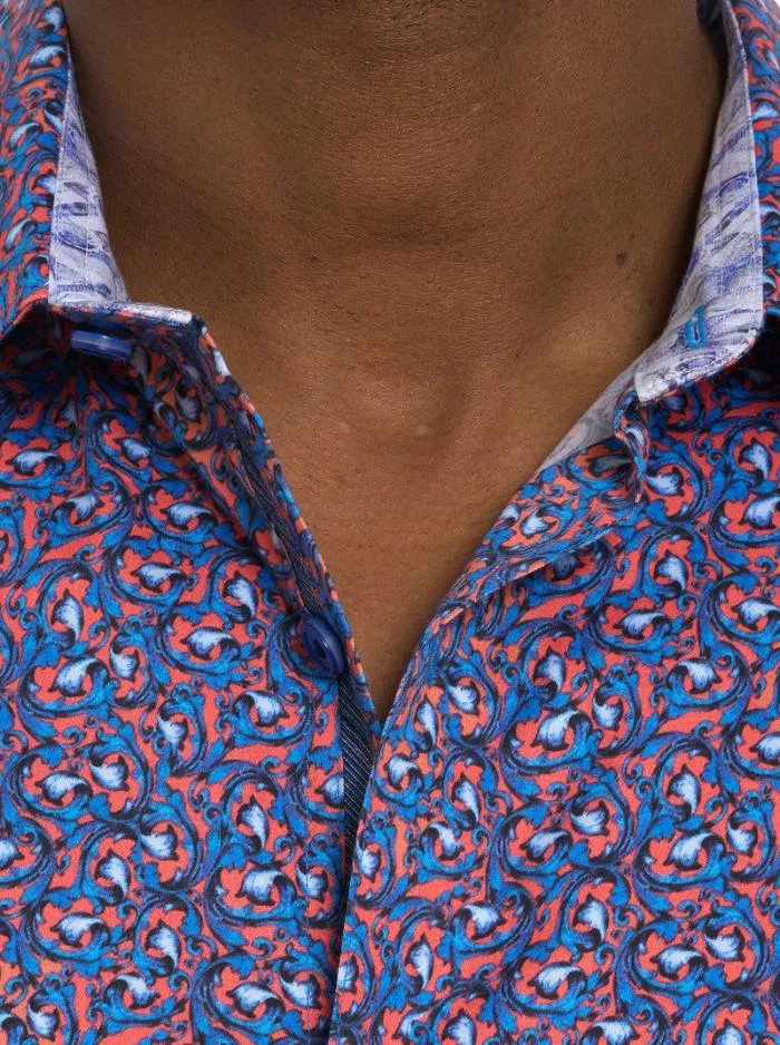 Robert Graham Button Down Shirts Men Golden Horn Long Sleeve Button Down Shirt Multi