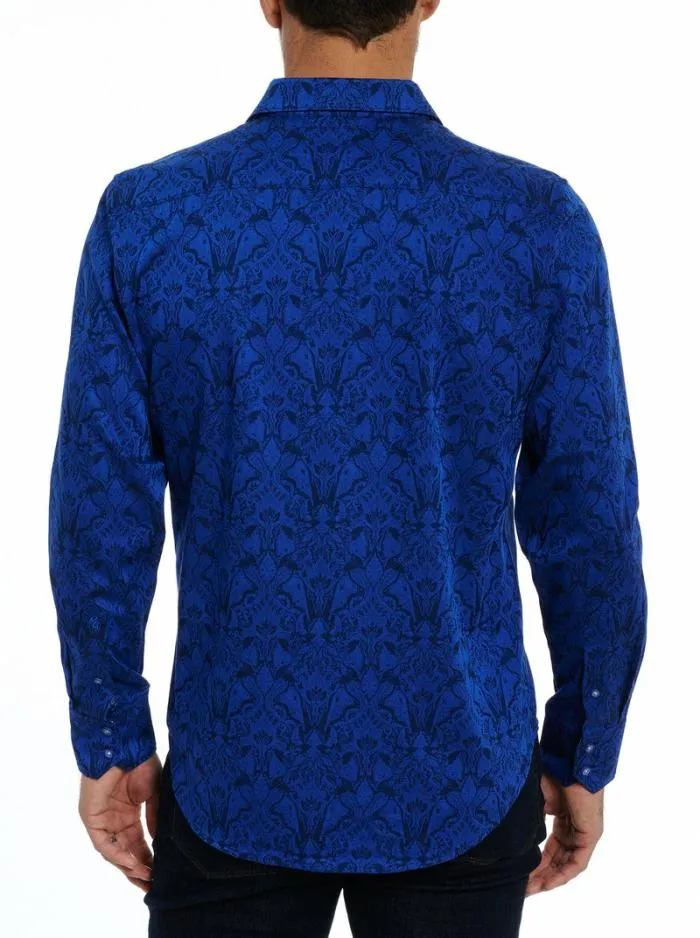 Robert Graham Button Down Shirts Men Highland Long Sleeve Button Down Shirt Classic