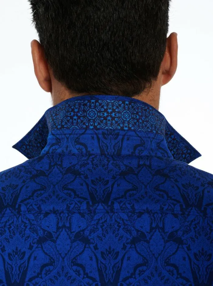 Robert Graham Button Down Shirts Men Highland Long Sleeve Button Down Shirt Classic