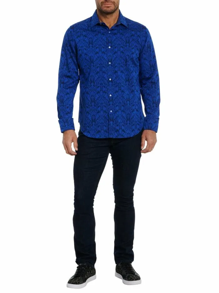 Robert Graham Button Down Shirts Men Highland Long Sleeve Button Down Shirt Classic