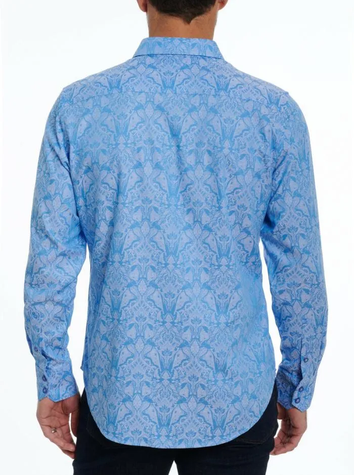 Robert Graham Button Down Shirts Men Highland Long Sleeve Button Down Shirt Classic