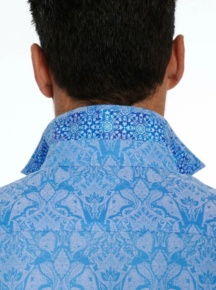 Robert Graham Button Down Shirts Men Highland Long Sleeve Button Down Shirt Classic