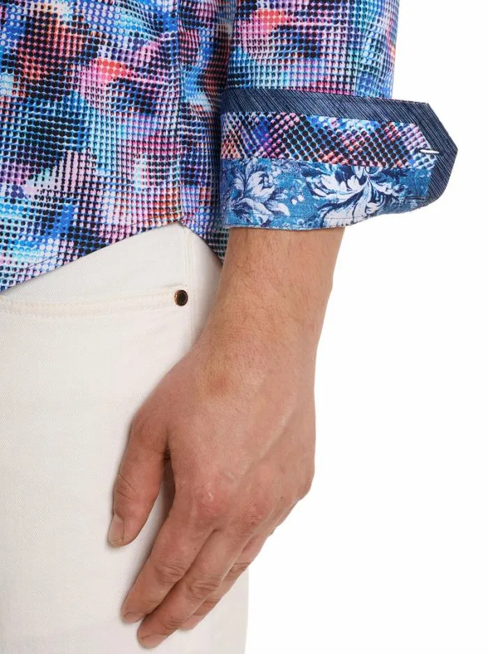 Robert Graham Button Down Shirts Men Outer Banks Long Sleeve Button Down Shirt Multi