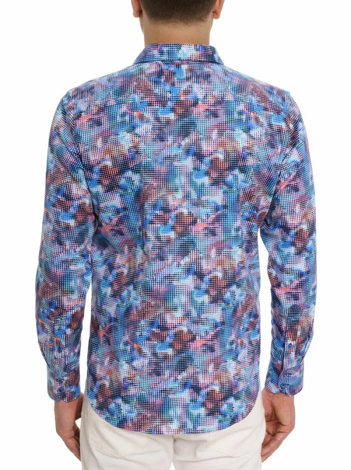 Robert Graham Button Down Shirts Men Outer Banks Long Sleeve Button Down Shirt Multi