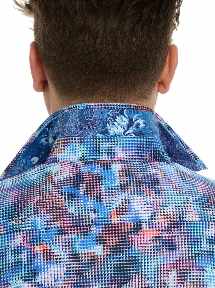 Robert Graham Button Down Shirts Men Outer Banks Long Sleeve Button Down Shirt Multi