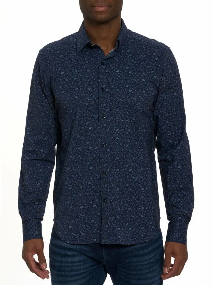Robert Graham Button Down Shirts Men Schneider Motion Long Sleeve Knit Shirt Navy Robert Graham Button Down Shirts Men Schneider Motion Long Sleeve Knit Shirt Navy