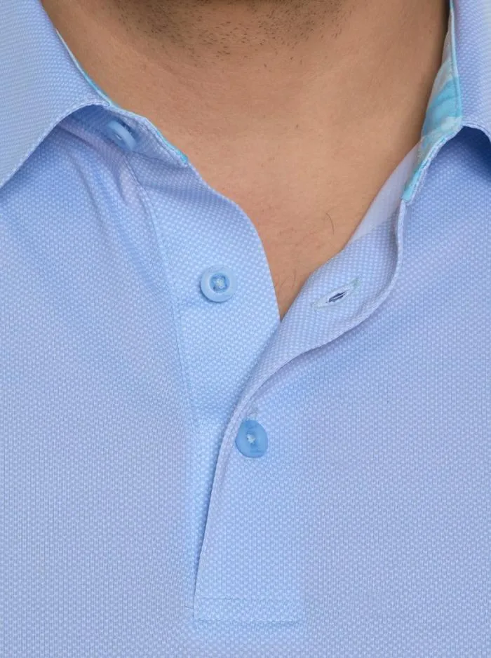 Robert Graham Polos and TShirts Men Alastor Long Sleeve Performance Polo Navy