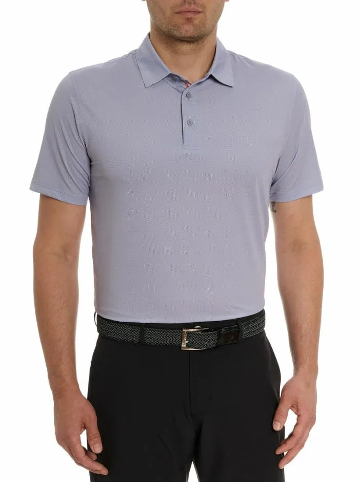 Robert Graham Polos and TShirts Men Hyde Performance Polo Grey